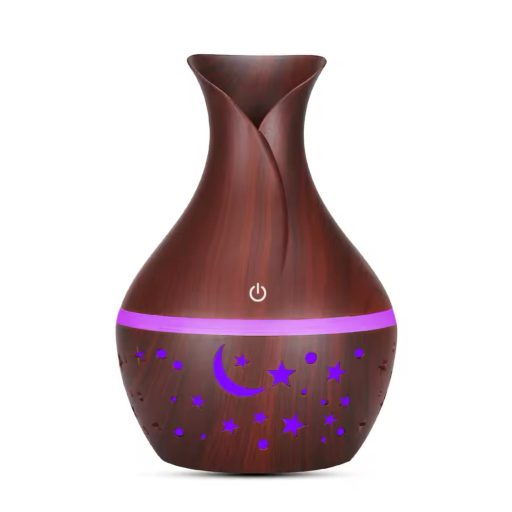 Csillagos Aroma Diffúzor-Párásító Sötét Fa