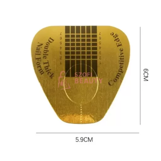  Műköröm Arany Sablon 500 db