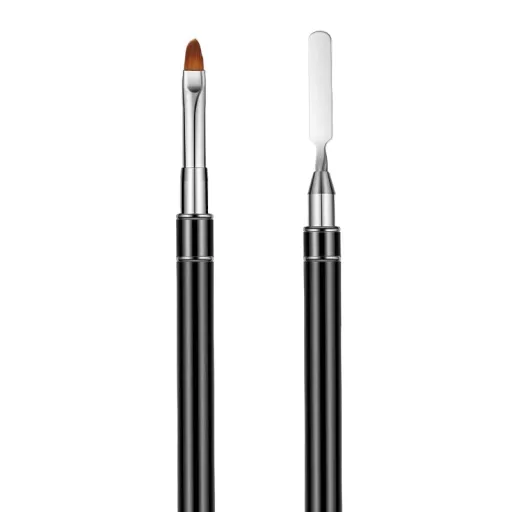 Két oldalas Acryl gél ecset és spatula