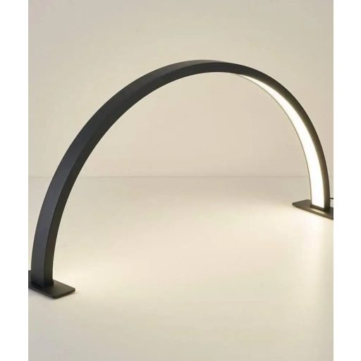 Árnyékmentes-Half Moon Glow 180°-os íves lámpa 30W - állítható fényerő Fekete-Kicsi