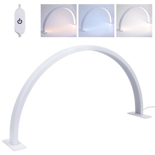 Árnyékmentes-Half Moon Glow 180°-os íves lámpa 30 W - állítható fényerő-Kicsi-Fehér
