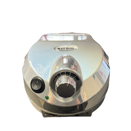 Professzionális Műköröm csiszoló szett – sebességszabályzó pedállal, csiszoló fejekkel. 35000rpm Silver Metál