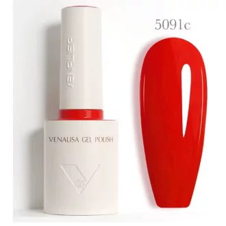   VENALISA TPO- és HEMA-mentes Gél Lakk – 5091c Vibráló Piros (10 ml)
