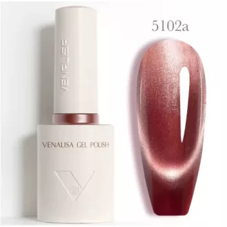   VENALISA TPO- és HEMA-mentes Gél Lakk – 5102a-Mágneses Cat Eye (10 ml)