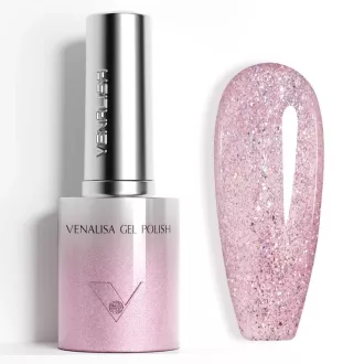   Venalisa Gel Polish – Csillogó Rózsaszín Gél Lakk 5602--10ml