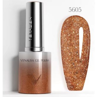 Venalisa Gel Polish – Csillogó Réznarancs 10 ml-5605