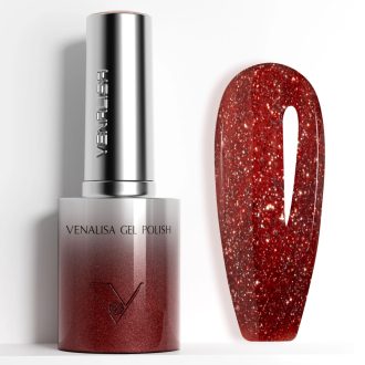 Venalisa Gel Polish – Bordó Csillogás  5610-10ml