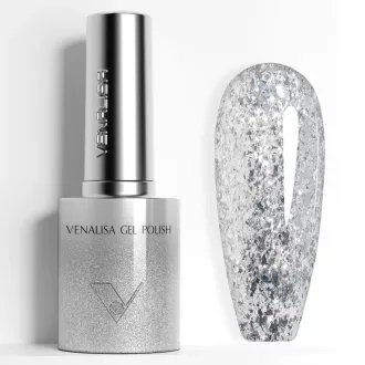   Venalisa Gel Polish – Tükörfényű Ezüst Flitter 5616-10ml