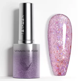   Venalisa Gel Polish – Multicsillámos Rózsaszín 10 ml 5621