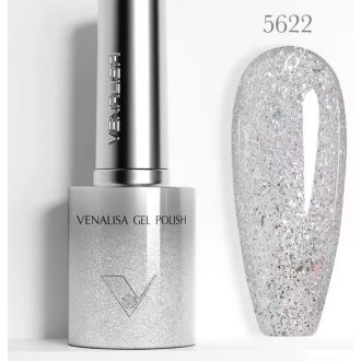 Venalisa Gel Polish – Csillogó Ezüst 10 ml-5622