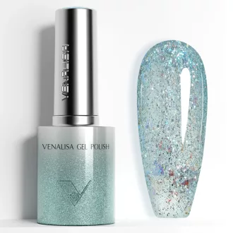   Venalisa Gel Polish – Multicsillámos Világoskék 10 ml 5623