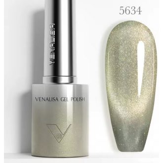   Venalisa Gel Polish – Irizáló Arany-Zöld 10 ml-5634-Mágneses-Cat Eye