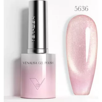   Venalisa Gel Polish – Csillogó Világos Rózsaszín 10 ml-5636-Mágneses-Cat Eye