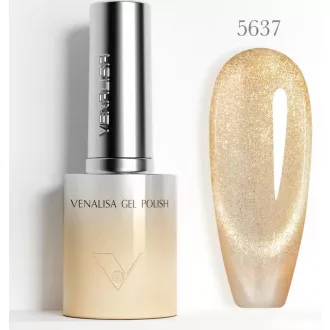   Venalisa Gel Polish – Arany Csillogás 5637-10 ml-Mágneses-Cat Eye