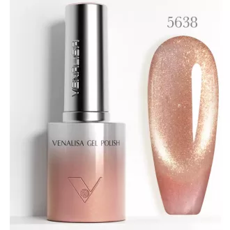   Venalisa Gel Polish – Csillogó Arany 10 ml-5638-Mágneses-Cat Eye