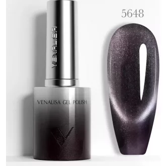   Venalisa Gel Polish – Csillogó Mélylila 10 ml-5648-Mágneses-Cat Eye