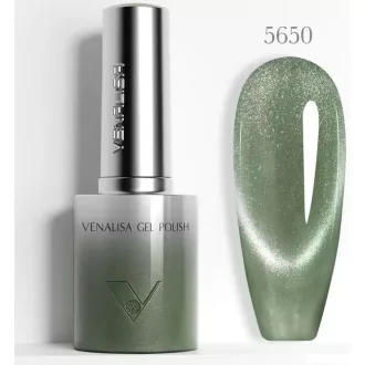   Venalisa Gel Polish – Metálfényű Zöld 10 ml-5650-Mágneses-Cat Eye