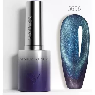   Venalisa Gel Polish – Csillogó Mélykék 10 ml-5656-Mágneses-Cat Eye