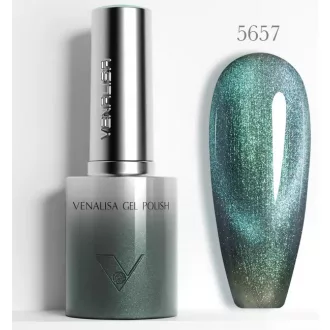   Venalisa Gel Polish – Irizáló Zöld 10 ml-5657-Mágneses-Cat Eye