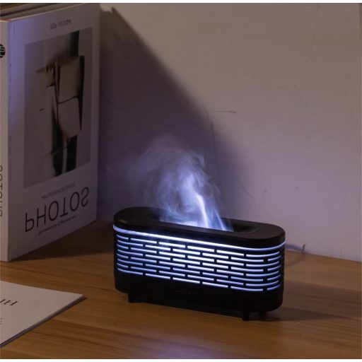 Láng hatású Aroma Diffúzor – Fekete