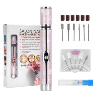   Akkumulátoros Hordozható Kézi Csiszológép Alap Csiszolófejekkel+Ajándék Kerámia Csizsolófej és Polír csiszoló fej készlet