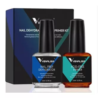 Nail Prep + Savmentes Primer  Venalisa Szett 2x15 ml