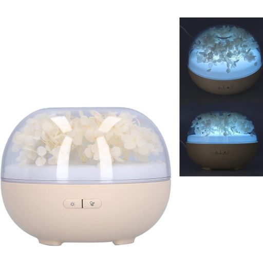 Aromaterápiás Párologtató Élethű Fehér  Művirág Dekorációval