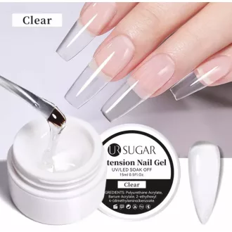 Ur Sugar  építő zselé  - átlátszó/clear 15ml