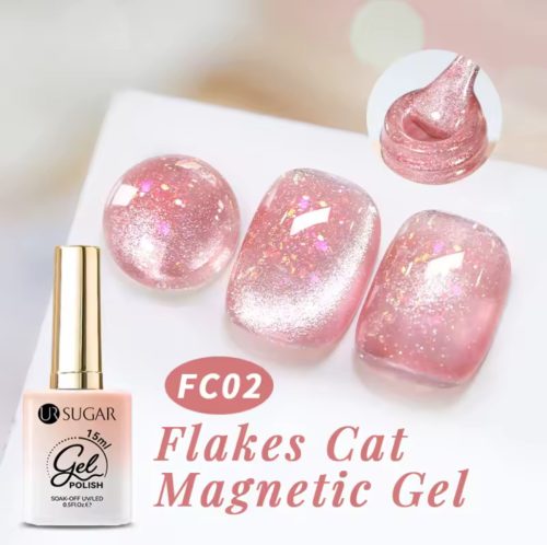 Ur Sugar Flakes Magnetic -  Mágneses Gél Lakk Fc02 TPO Free