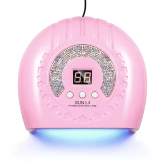 Sun L4 Műkörmös Lámpa Strasszköves 88W Rózsaszín