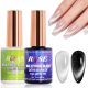 RoseNails Fehér-Fekete mágneses gél lakk szett 2x12ml