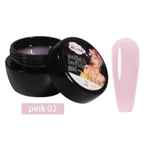 RoseNails Építő Zselé 15ml  pink