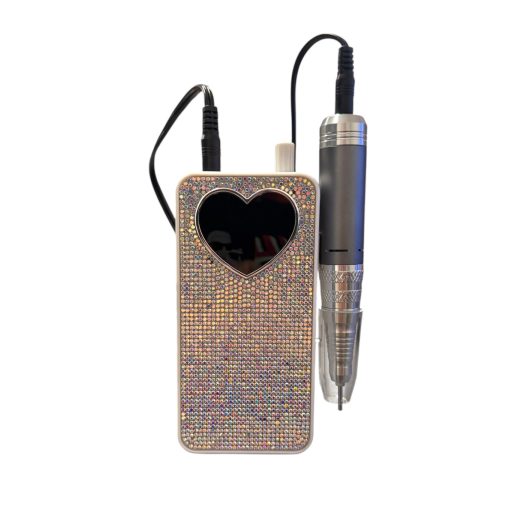 Strasszköves Akkumulátoros Profi Műköröm Csiszológép 35.000RPM