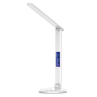   Műkörmös asztali lámpa Led lámpa , Hőmérséklet És Idő kijelzővel