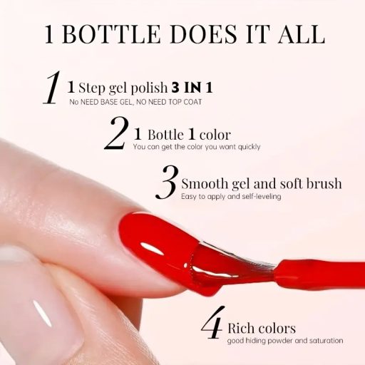 Ur sugar 1 step 3in1 led gél lakk – 12ml UR-S03