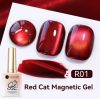 Ur Sugar Red Cat Magnetic-  Mágneses Gél Lakk R01 TPO Free