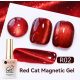 Ur Sugar Red Cat Magnetic-  Mágneses Gél Lakk R02 TPO Free