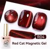 Ur Sugar Red Cat Magnetic-  Mágneses Gél Lakk R04 TPO Free