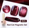 Ur Sugar Red Cat Magnetic-  Mágneses Gél Lakk R05 TPO Free