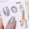Ur Sugar Gél lakk  glitteres-ezüst  URA051 15ml