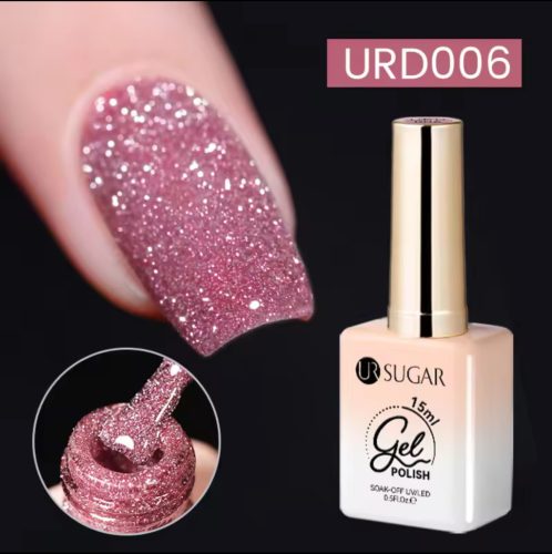 Ur Sugar Glitteres Reflective Gél Lakk URD006 TPO Free