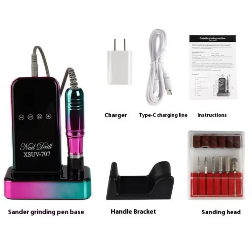 Akkumulátoros Műköröm csiszológép XS-707 45.000RPM