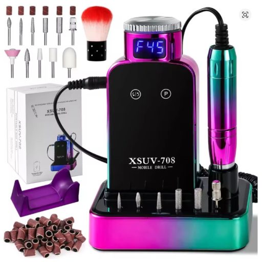 Akkumulátoros Műköröm Csiszológép XS-708 45.000RPM