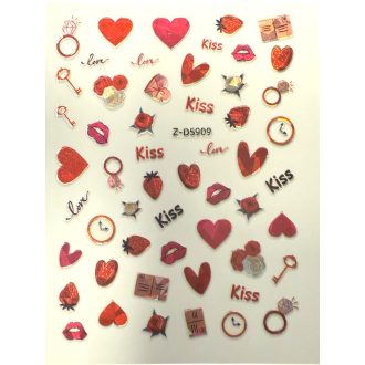 Ötapadós körömmatrica 