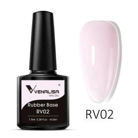   Venalisa Rubber ecsetes base/ Műköröm építő zselé  RV02