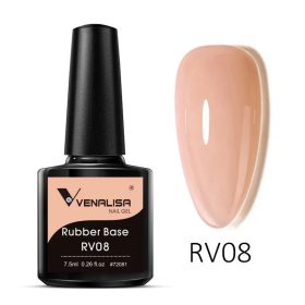  Venalisa Rubber ecsetes base/ Műköröm építő zselé  RV08