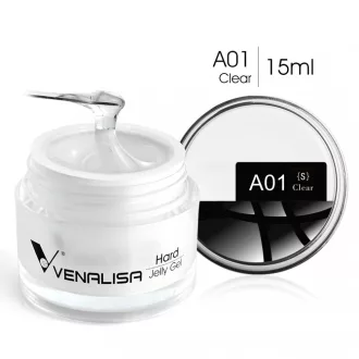   Venalisa Jelly műköröm építő zselé /Builder Gel - A01 Clear 15ml