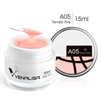   Venalisa Jelly műköröm építő zselé  /Builder Gel- A05 Tender pink 15ml