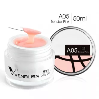   Venalisa Jelly műköröm építő zselé /Builder Gel- A05 Tender pink 50ml