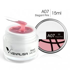   Venalisa Jelly műköröm építő zselé /Builder Gel - A07 Elegant Pink 15ml